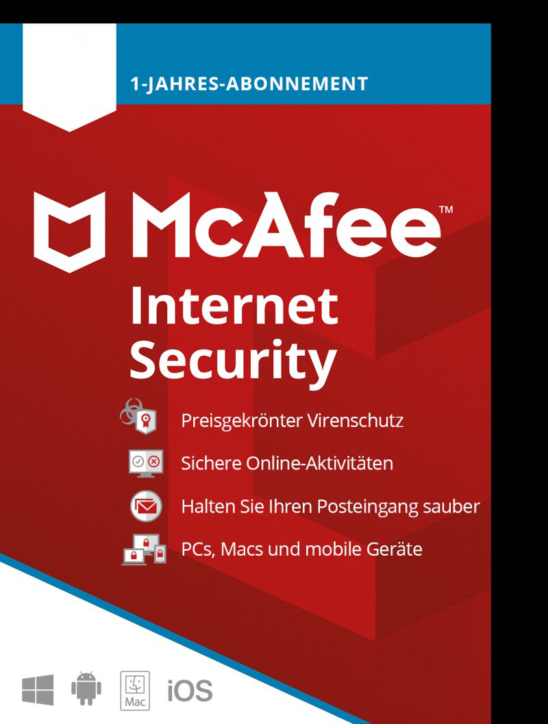 MIS1_300dpi_DE McAfee Internet Security 2025 | Win / Mac (1 Jahr)