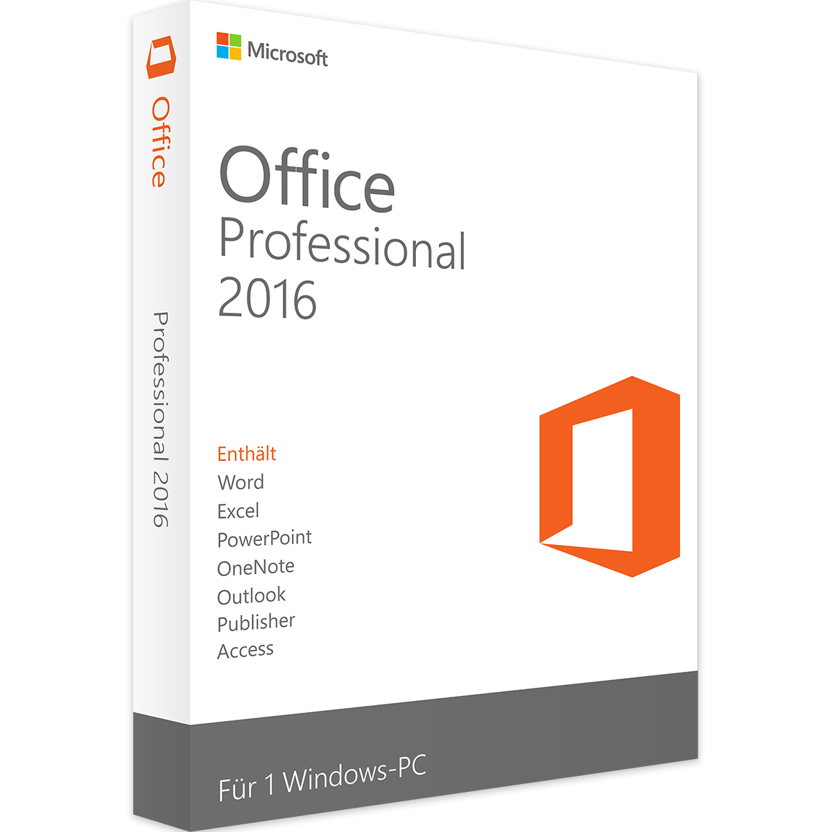 Microsoft Office 2016 Professional Cover