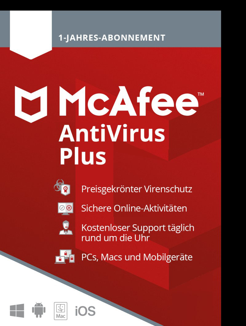 MAVP_300dpi_DE McAfee Antivirus 2025 (1 Jahr)