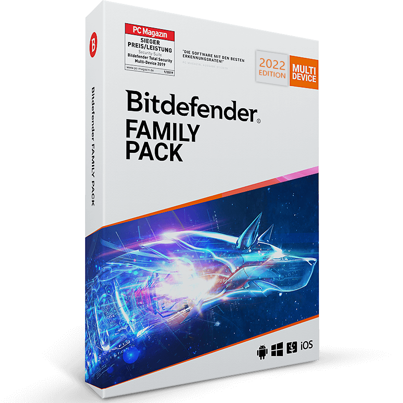Bitdefender Family Pack | 15 Geräte - 1 Jahr
